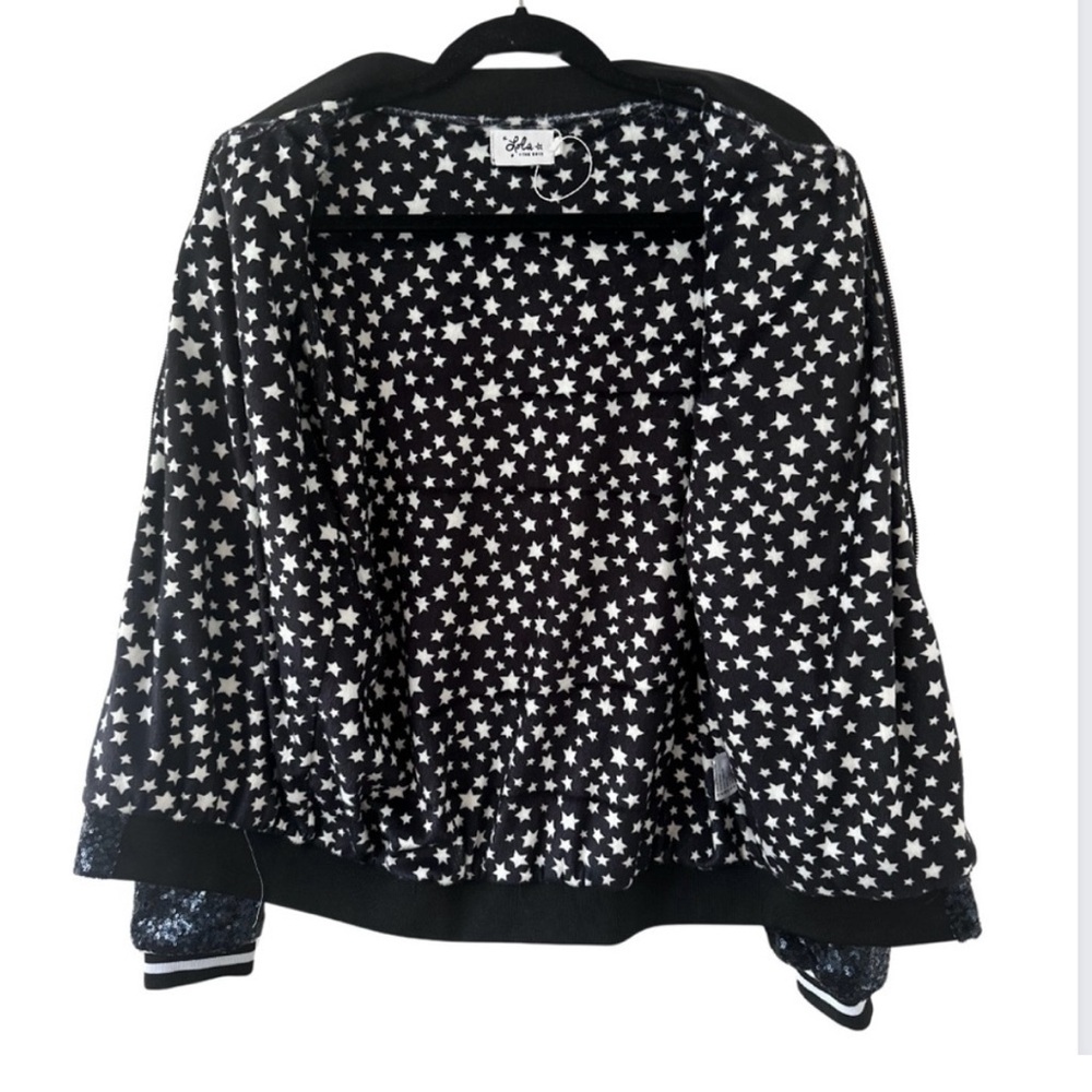 Lola + The Boys Taylor Swift Eras Tour Sequin Bomber Jacket NWOT Women’s Size M - Picture 2 of 6